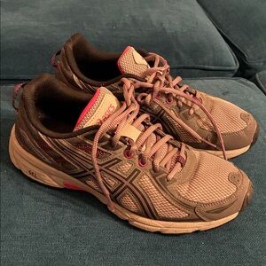 Asics Women’s Gel Venture 6 Pink and Gray Athletic Sneakers Sz 9.5
